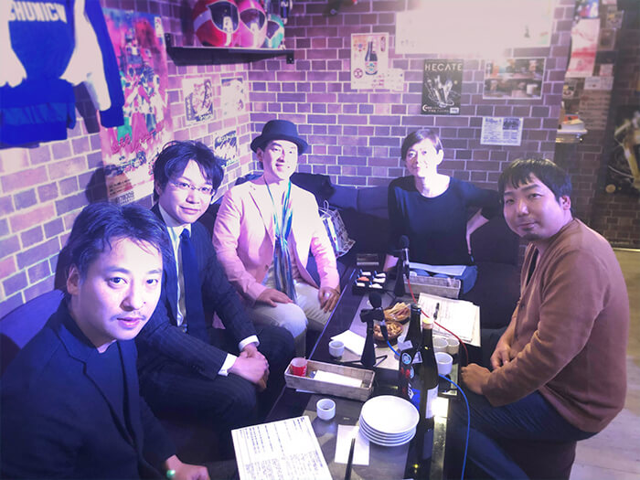 酒蔵 西堀酒造 収録中の様子